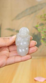 精品和田玉重46克 尺寸60.5